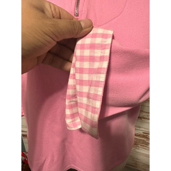 Vintage Women’s Baxter and Wells Pink Mock Layer Top 3/4 sleeve-M - Picture 5 of 11